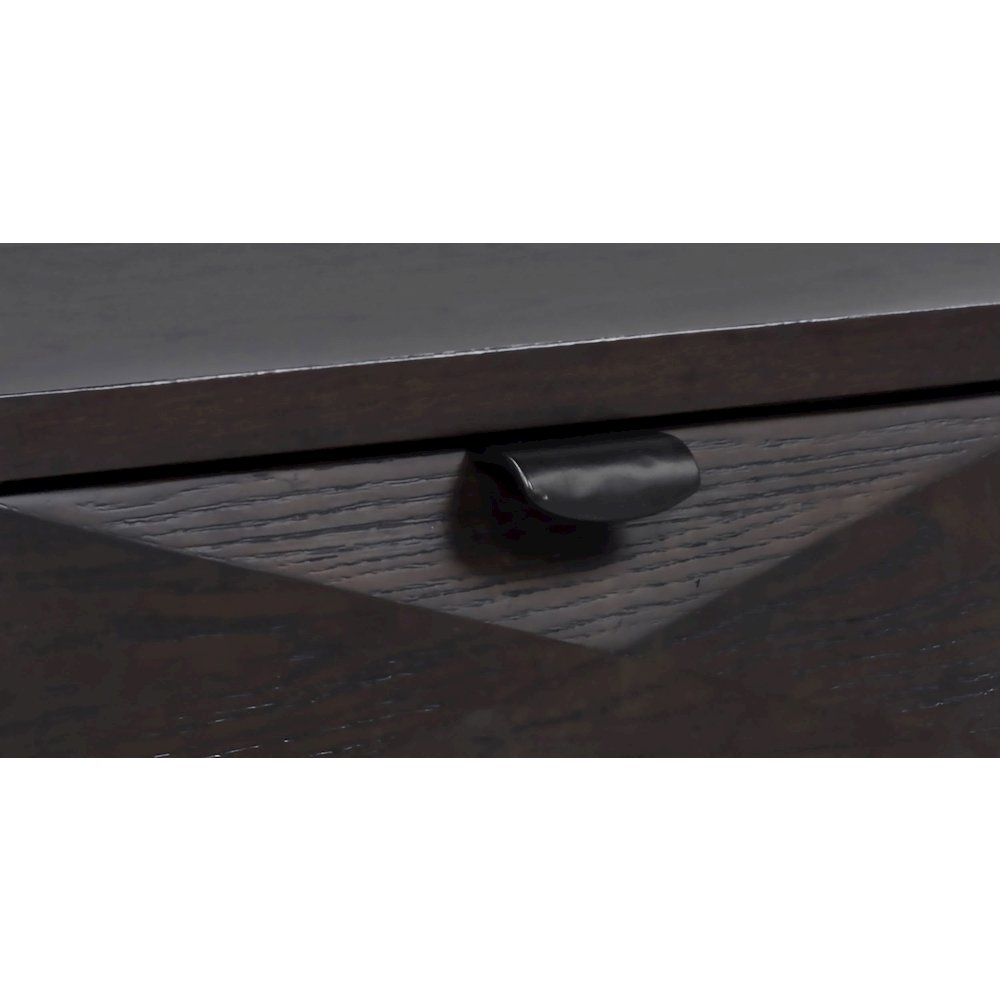 Marcelo Sofa Console Table with 2 Drawers and Shelf Coffee