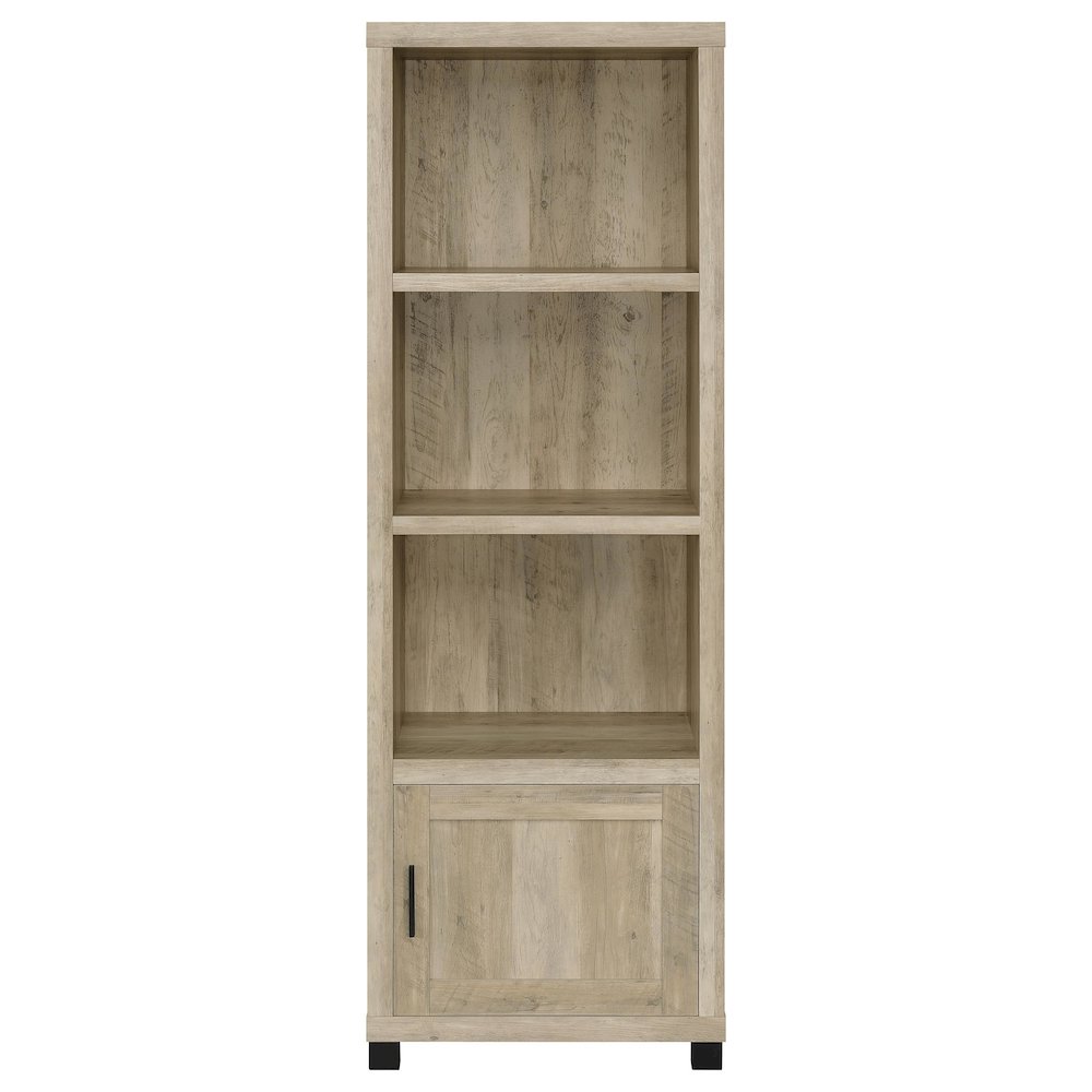 Sachin 3-piece 79" TV Entertainment Center Antique Pine