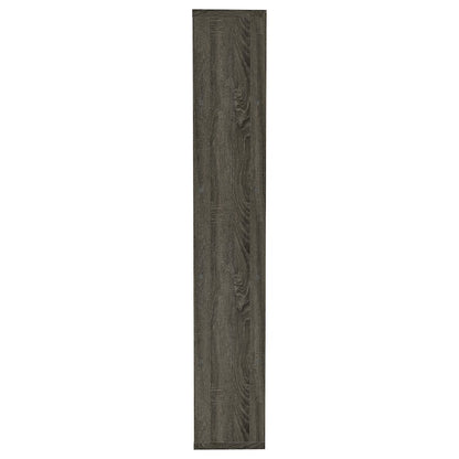 Harrison 71-inch 5-shelf Bookshelf Weathered Grey