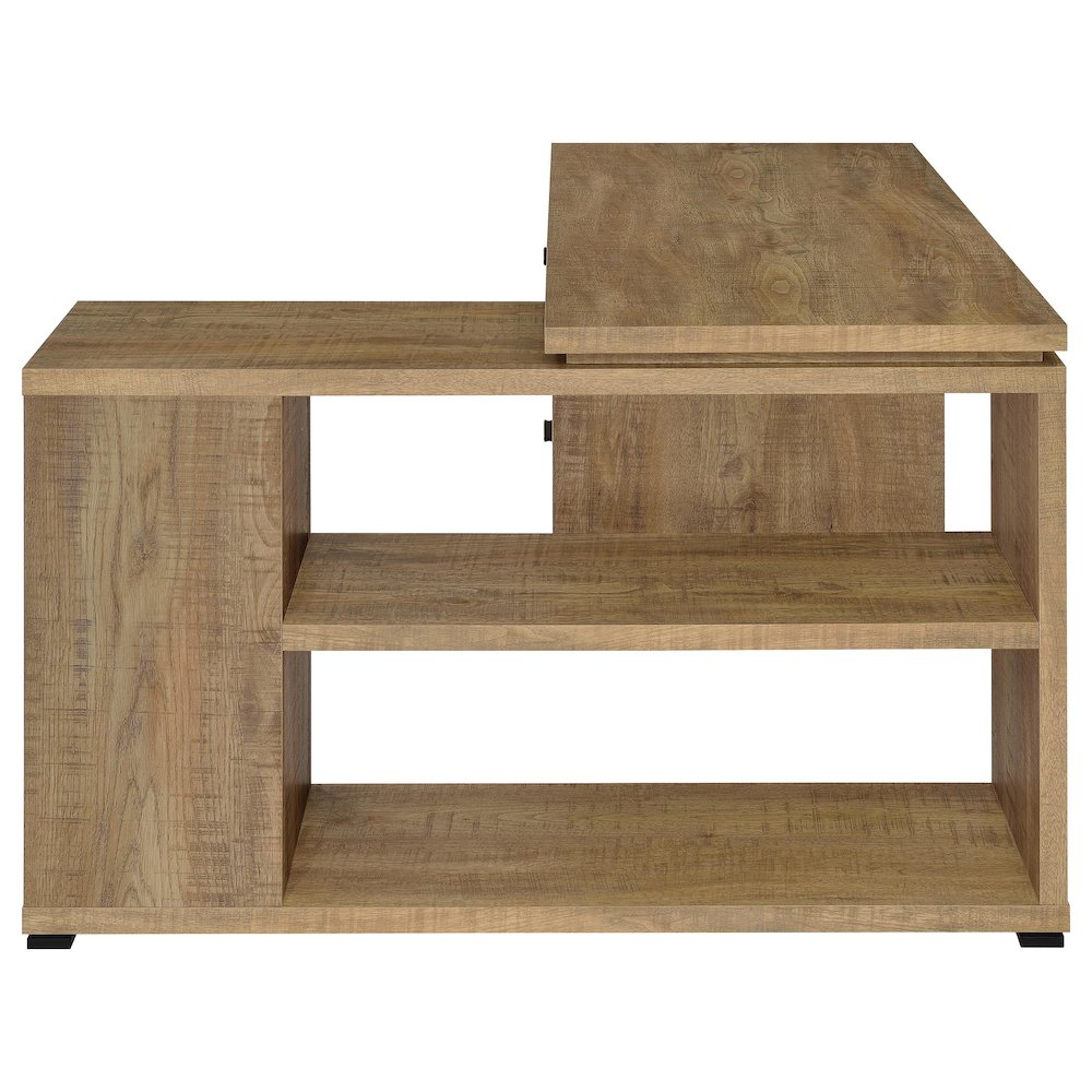 Yvette 60-inch 3-drawer L-Shape Computer Desk Mango