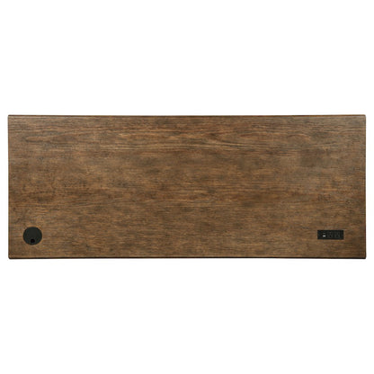 Altidore 68-inch 7-drawer Executive Home Office Desk Distressed Brown