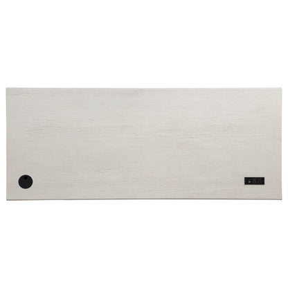 Altidore 68-inch 7-drawer Executive Home Office Desk Distressed White