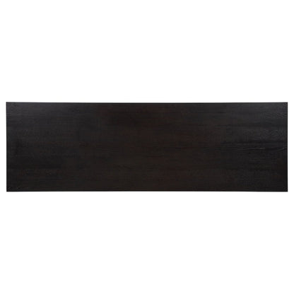 Harkes 75-inch 3-drawer Computer Desk with Adjustable Shelf Coffee Bean