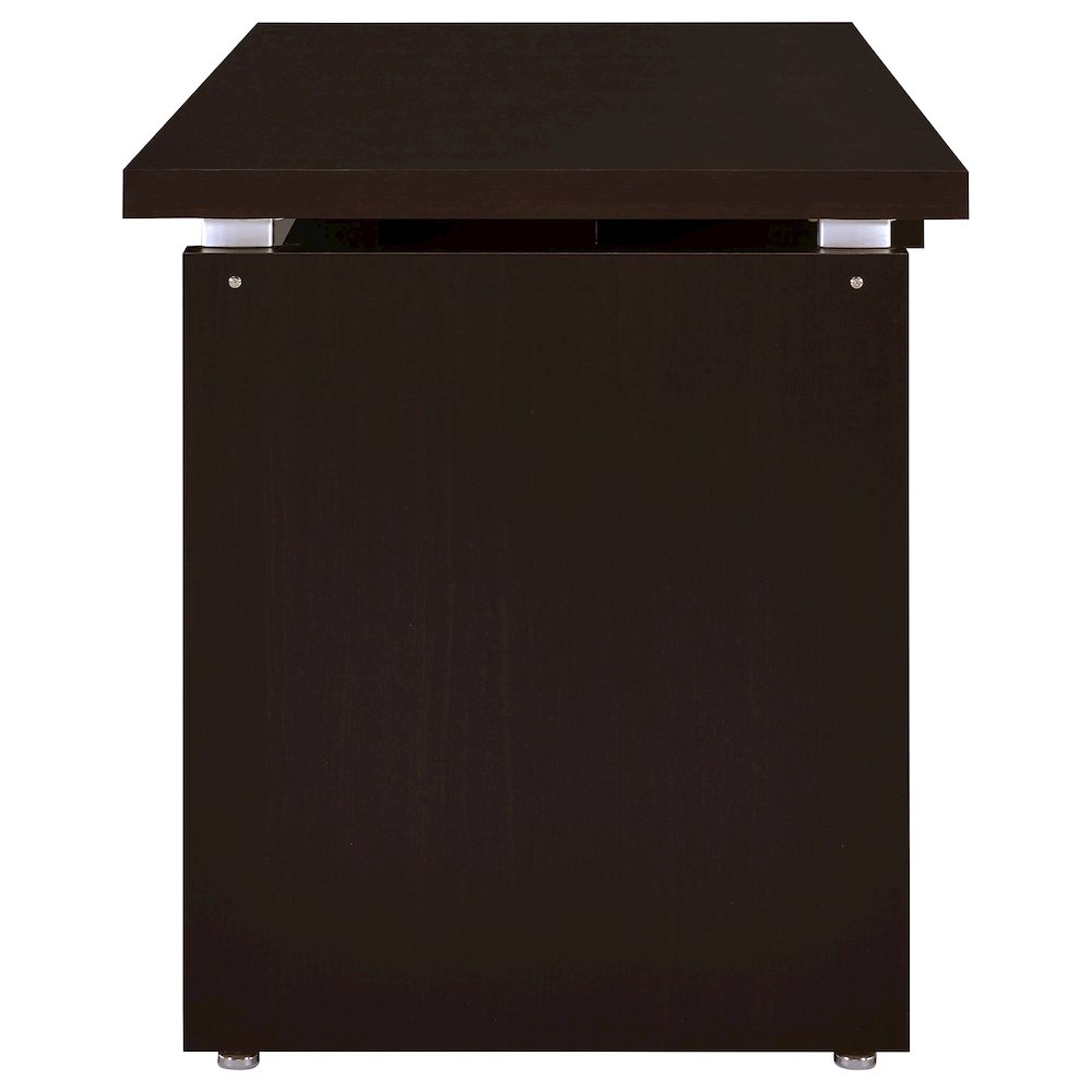 Skylar 55-inch Computer Desk with Keyboard Drawer Cappuccino