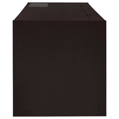 Halston 60-inch 3-drawer Office Computer Desk Cappuccino