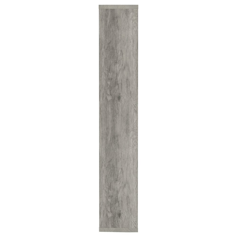 Theo 71-inch 6-shelf Bookshelf Grey Driftwood