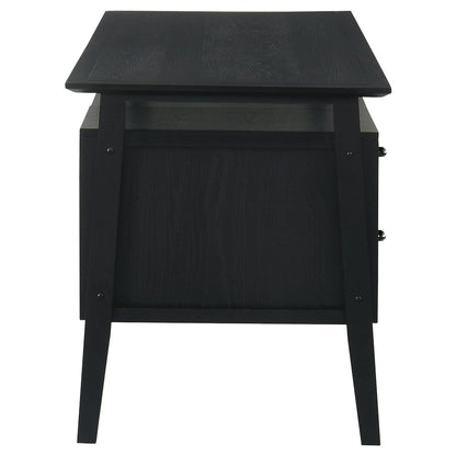 Goodson 64-inch 4-Drawer Double Pedestal Computer Desk Black