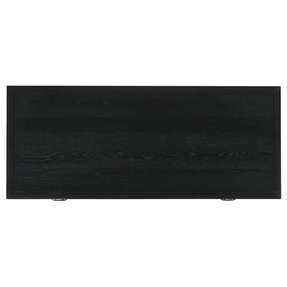 Goodson 64-inch 4-Drawer Double Pedestal Computer Desk Black