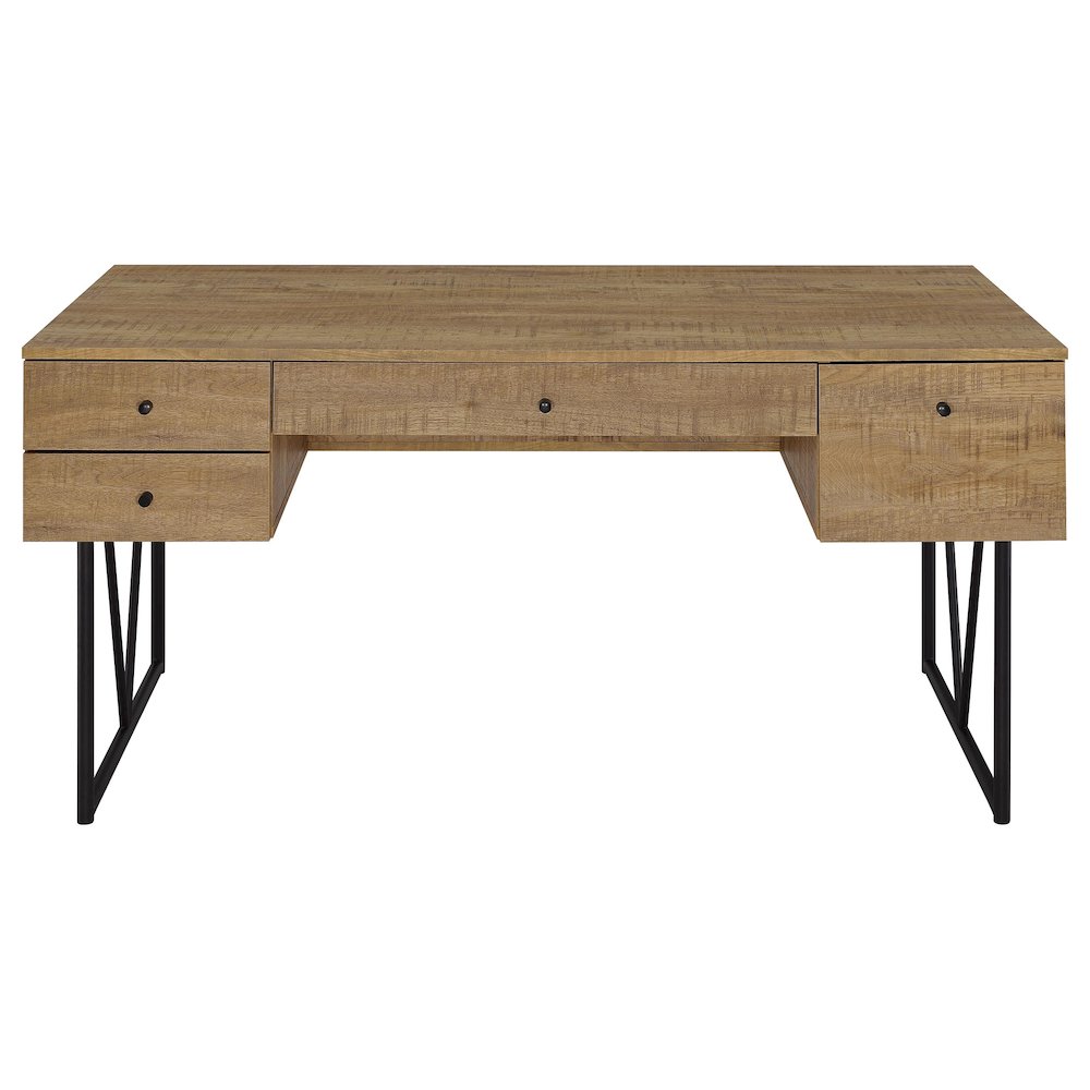 Analiese 63-inch 4-drawer Writing Desk Mango