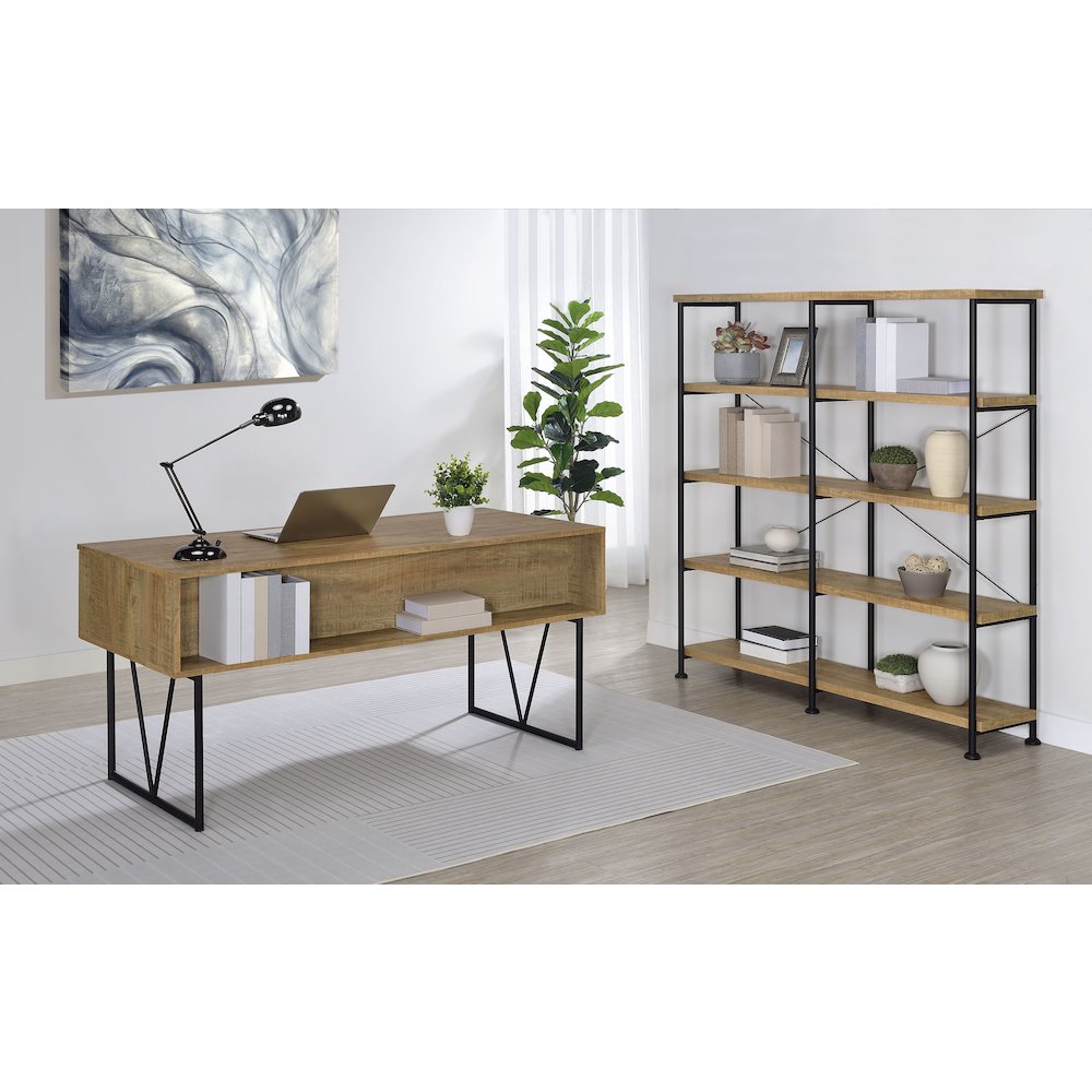 Analiese 63-inch 4-drawer Writing Desk Mango