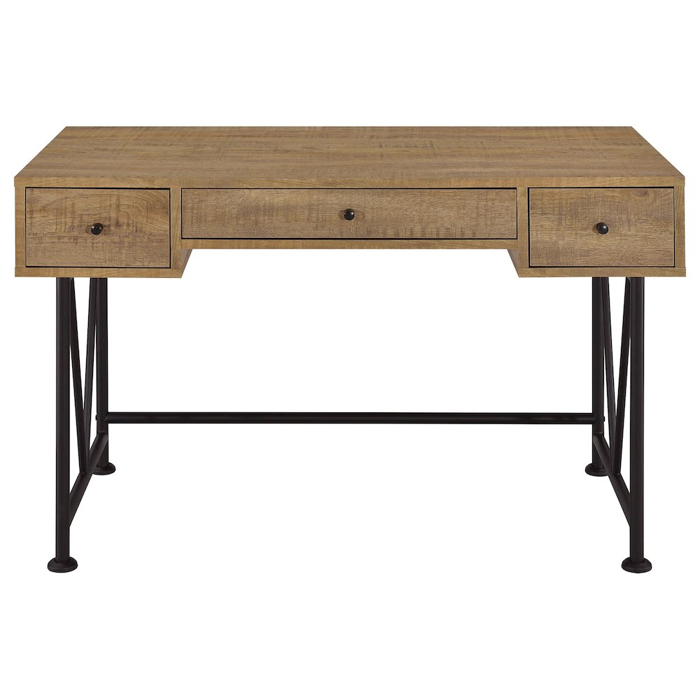 Analiese 47-inch 3-drawer Writing Desk Mango
