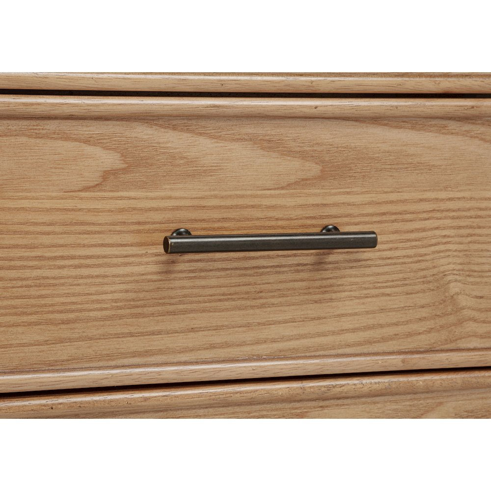 Vermes 72-inch 2-door Home Office Cabinet Bookcase Light Ash