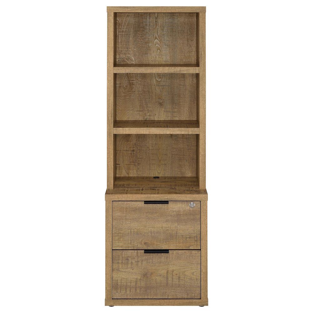 Westpark 3-piece Wall Unit Bookcase Set with USB Mango