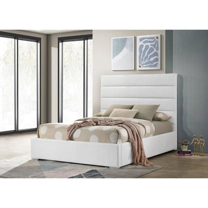Felicity 53-inch Upholstered Twin Platform Bed White