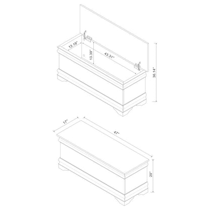 Pablo Cedar Chest Warm Brown
