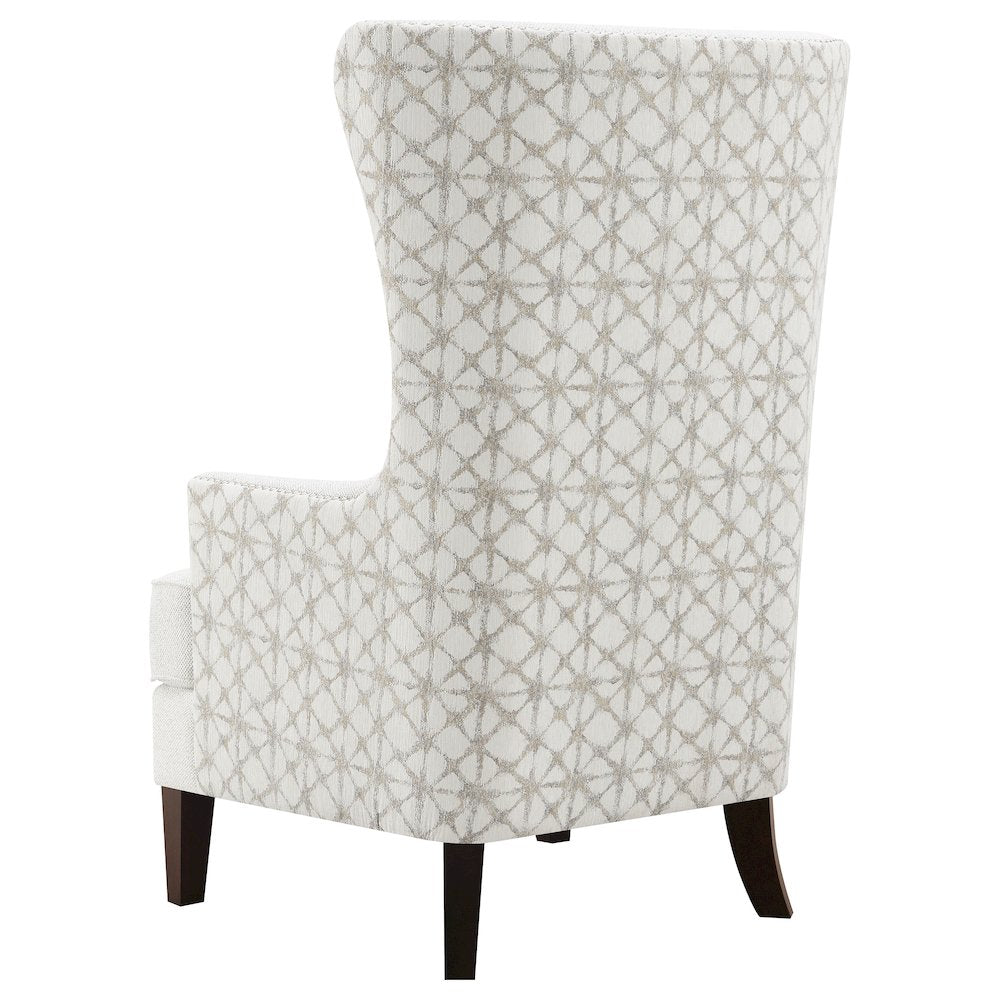Pippin Upholstered High Wingback Accent Chair Latte