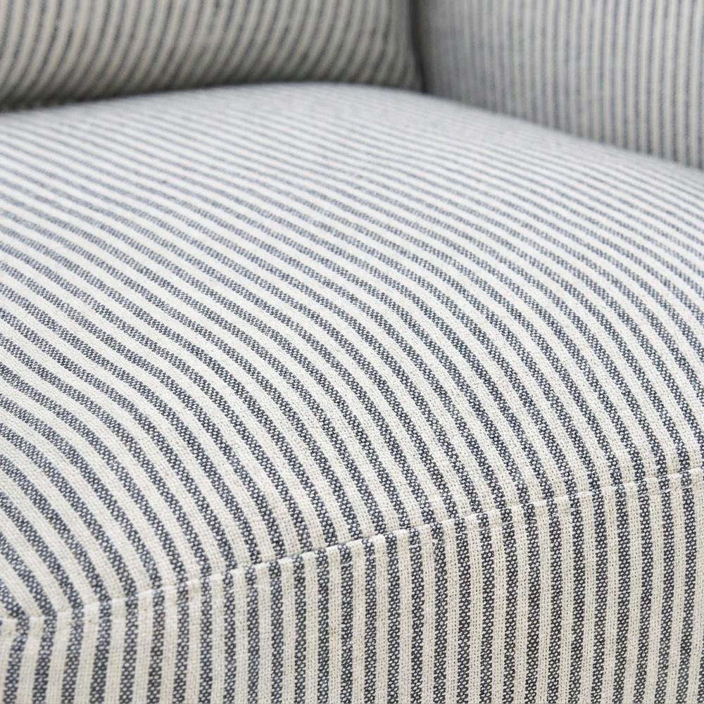Fabric-Upholstered Swivel Accent Chair with Sloped Arms for Living Room, Grey