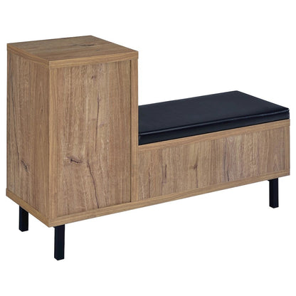 Teller 1-door Entryway Shoe Storage Cabinet Natural Oak