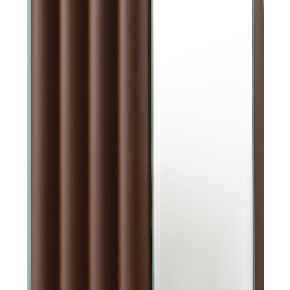 Elena 67-inch Square Tapered Mirrored Floor Lamp Brown