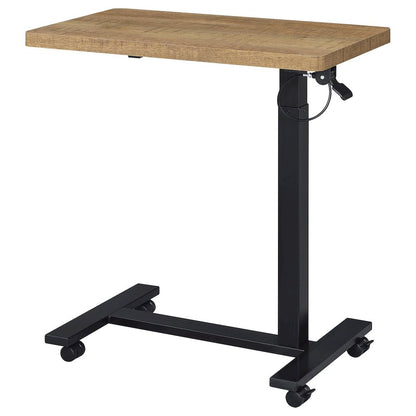 Westpark Pneumatic Adjustable C-Shape Side Table with Casters Mango