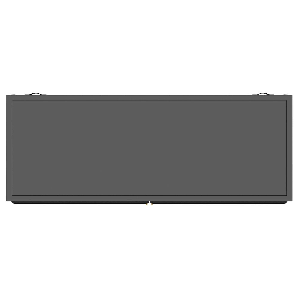 Dalia 2-door Accent Storage Cabinet with Shelving Black
