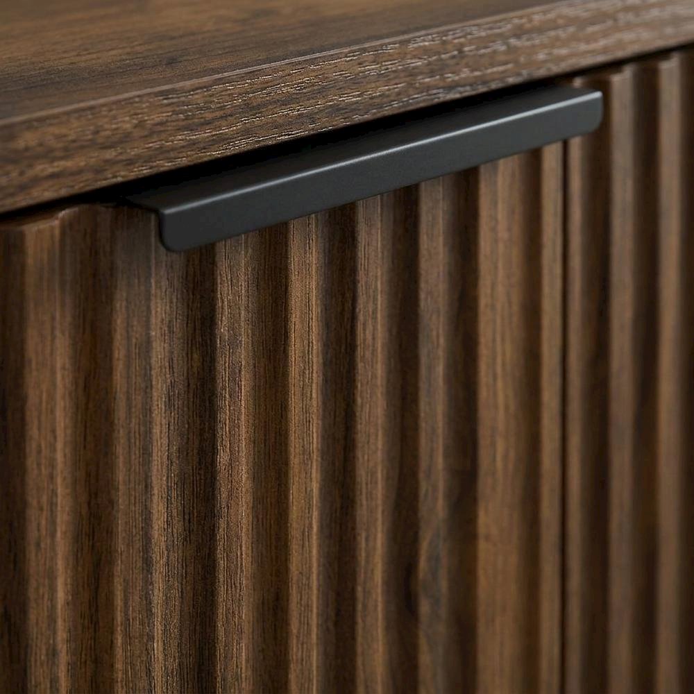 Engineered Wood Buffet Cabinet Sideboard with 4 Doors, Dark Pine