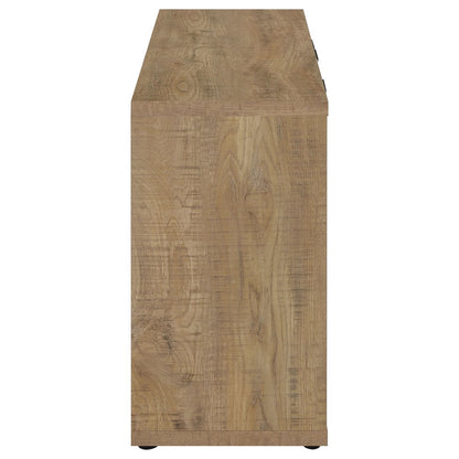 Pepita 3-door Engineered Wood Accent Cabinet Mango Brown