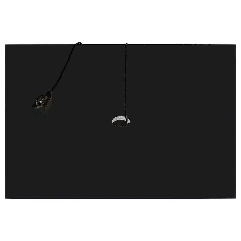 Aero 4-shelf Display Curio Cabinet with LED Lighting Black
