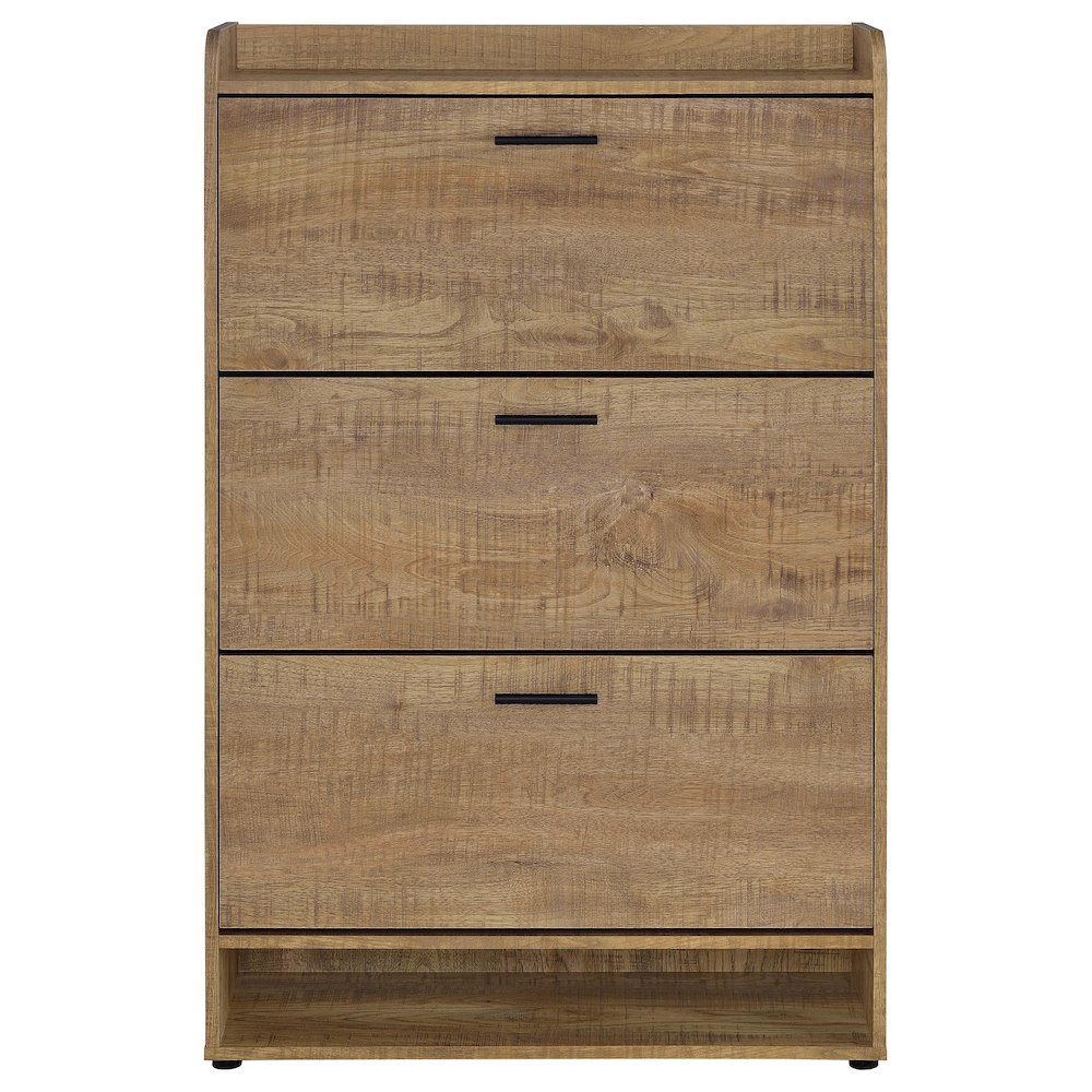 Denia 3-tier Engineered Wood Shoe Cabinet Mango