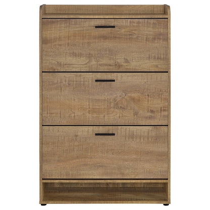Denia 3-tier Engineered Wood Shoe Cabinet Mango