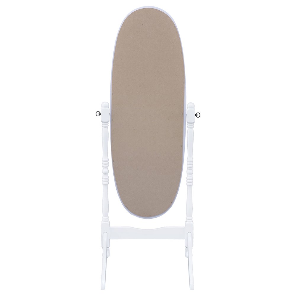 Foyet Wood Adjustable Full Length Cheval Mirror White