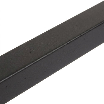 Metal Platform Bed Frame with Wheels and Heavy Duty Center Support Rails, Black