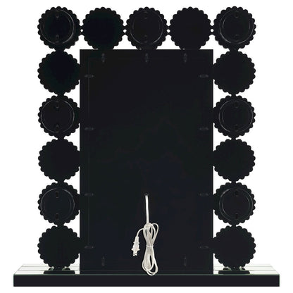 Aghes Vanity Mirror with Lighting Silver