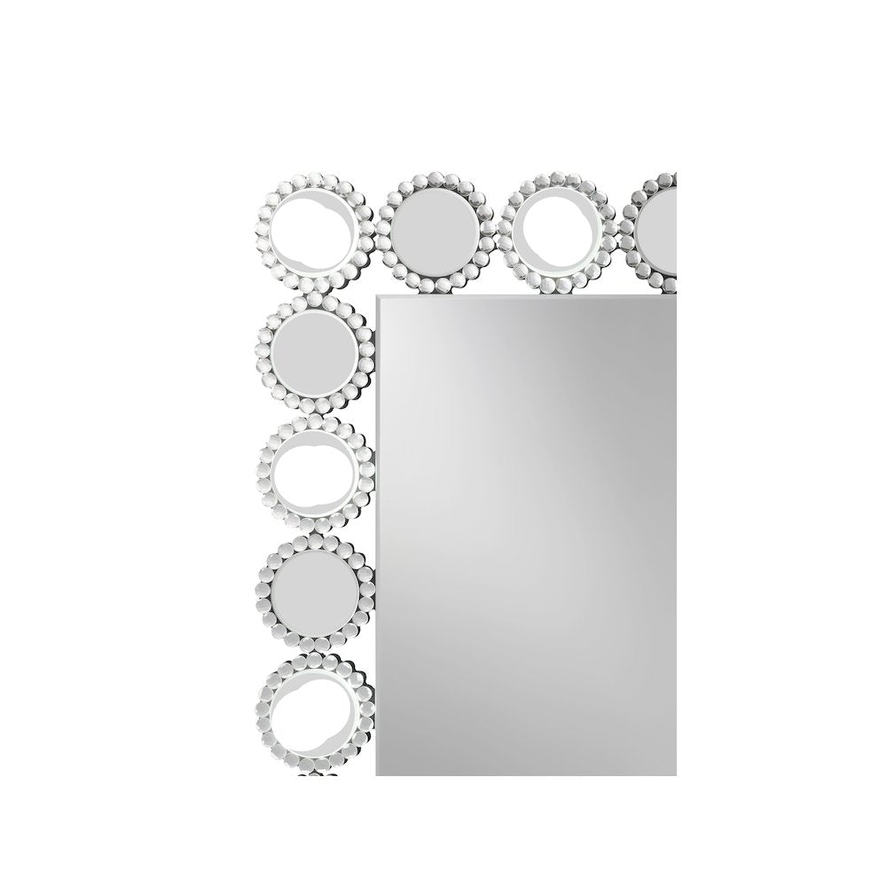 Aghes Vanity Mirror with Lighting Silver