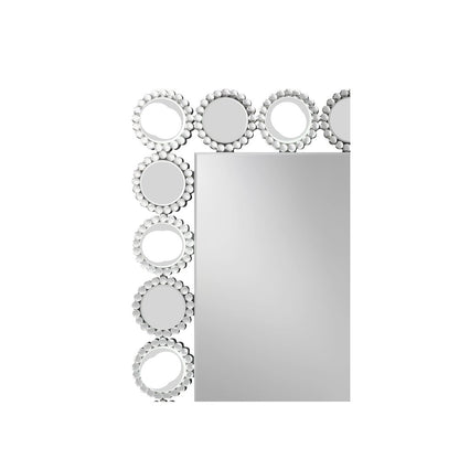 Aghes Vanity Mirror with Lighting Silver