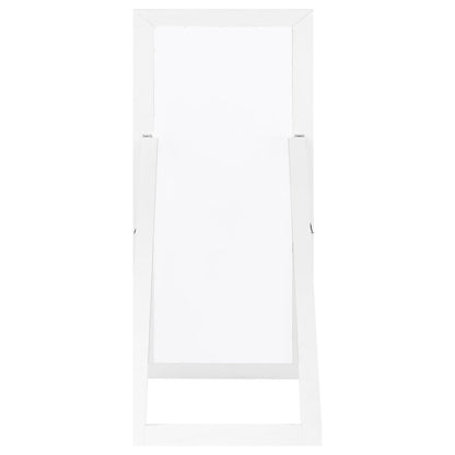 Cadence Tempered Glass Full Length Mirror White High Gloss