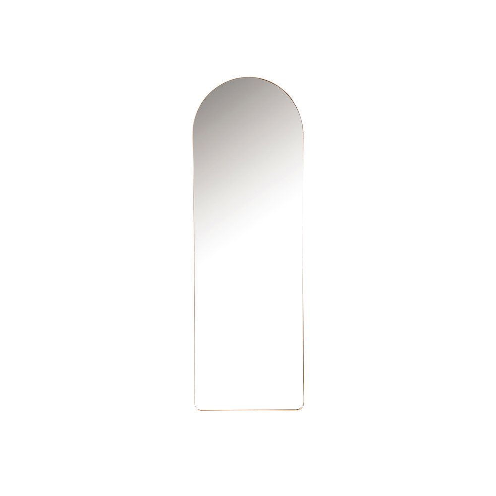Stabler 20 x 60 Inch Metal Framed Floor Mirror Rose Gold