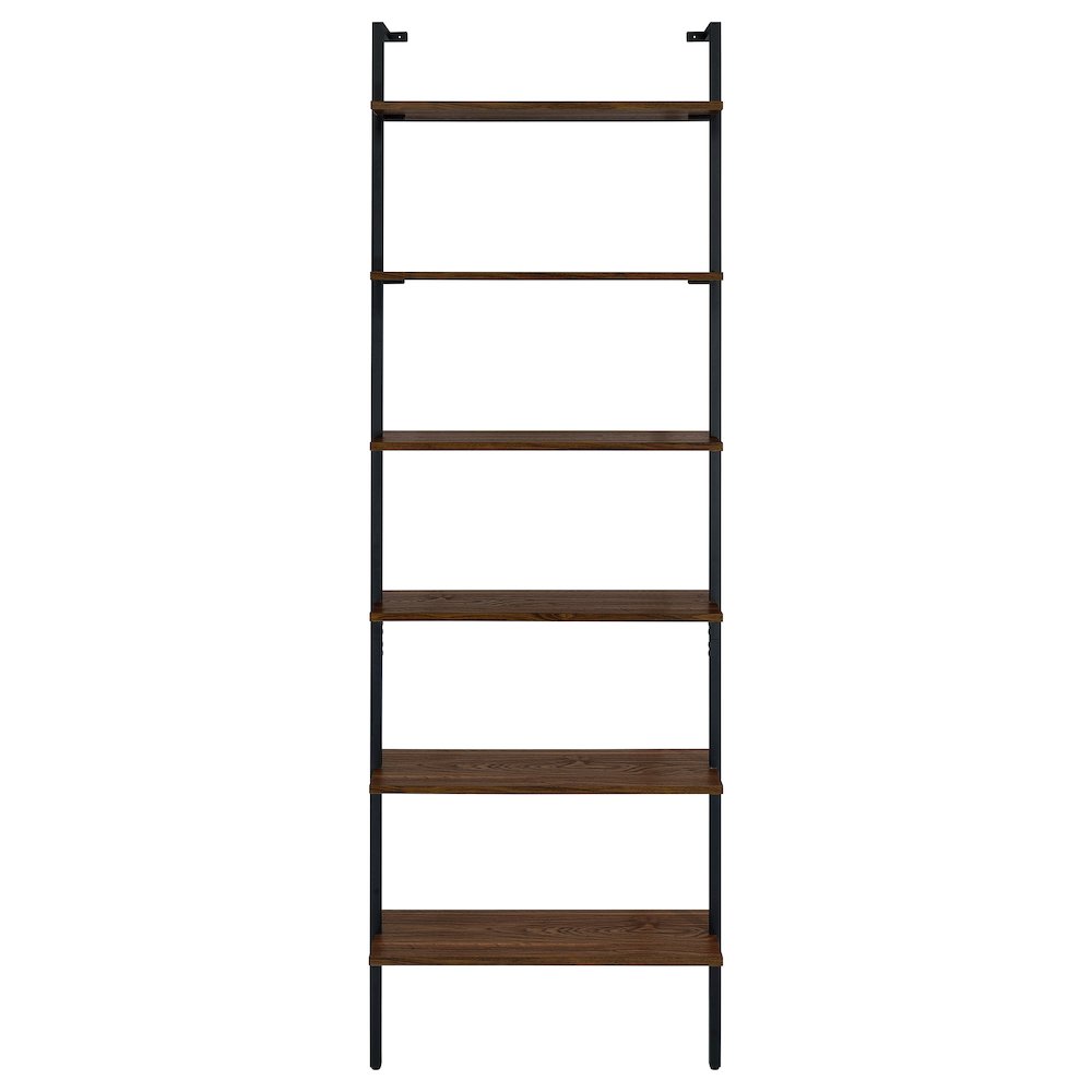 Owens 3-piece 96-inch Wall Mounted Bookshelf Set Walnut