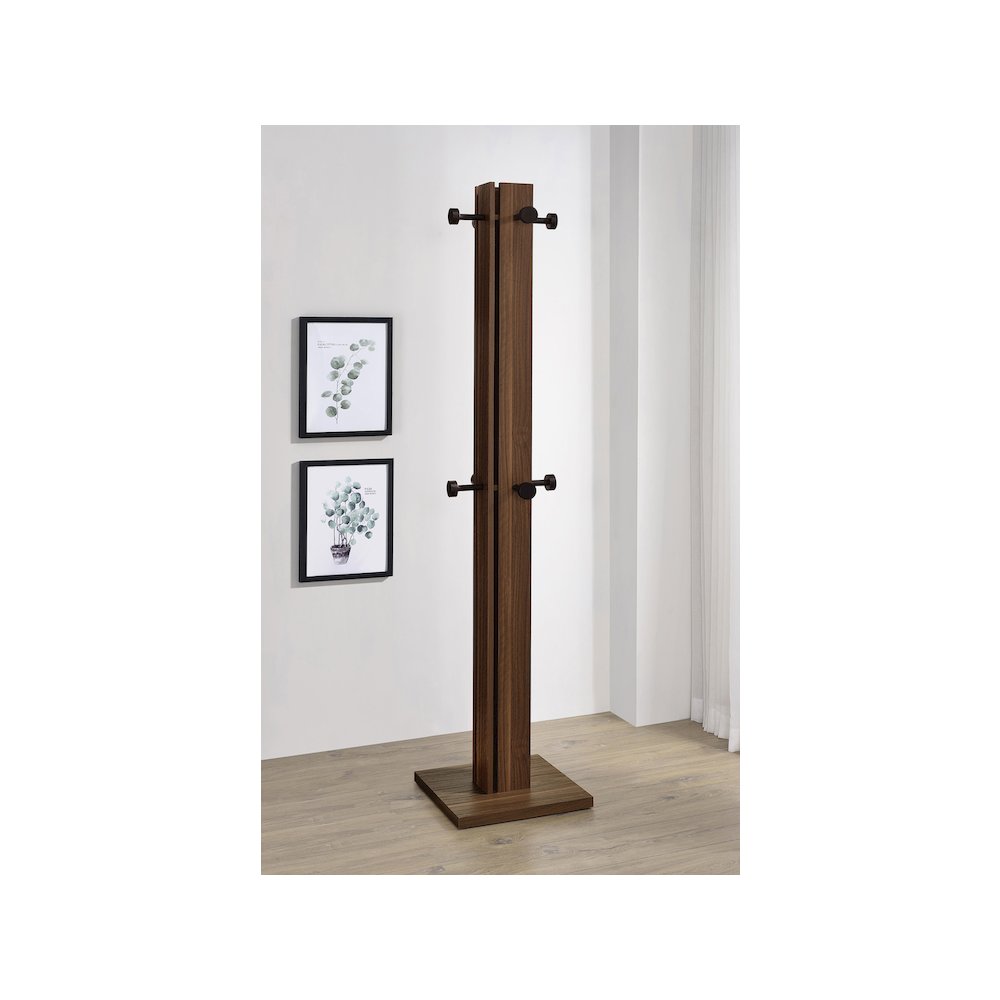 Rikkie Walnut Coat Rack Walnut