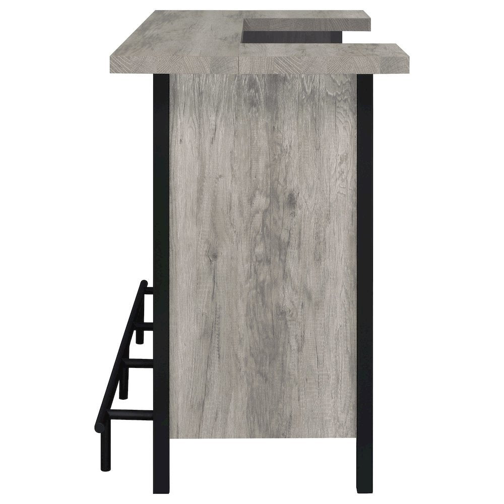 Elegant Wine Cabinet – Freestanding Kitchen Bar with Glass Storage