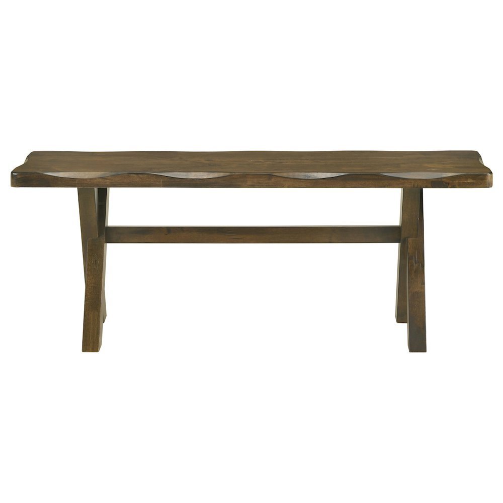 Classic Wood Dining Bench – Small Bench for Kitchen or Dining Table