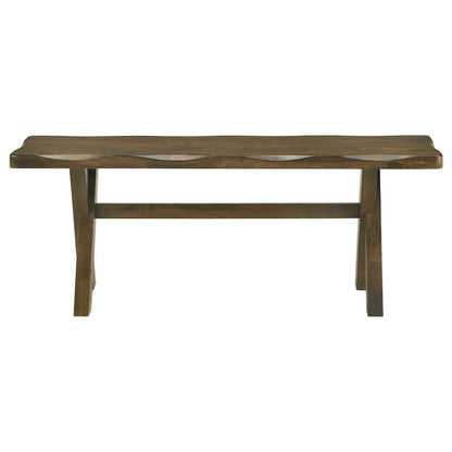 Classic Wood Dining Bench – Small Bench for Kitchen or Dining Table