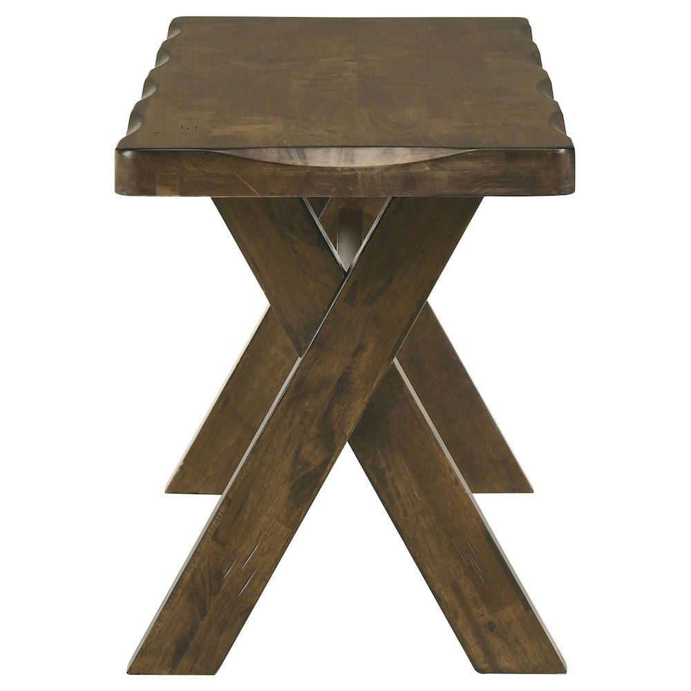 Classic Wood Dining Bench – Small Bench for Kitchen or Dining Table