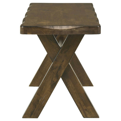 Classic Wood Dining Bench – Small Bench for Kitchen or Dining Table