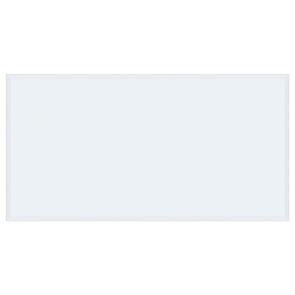 52x27-inch 6mm Rectangular Clear Tempered Glass Top