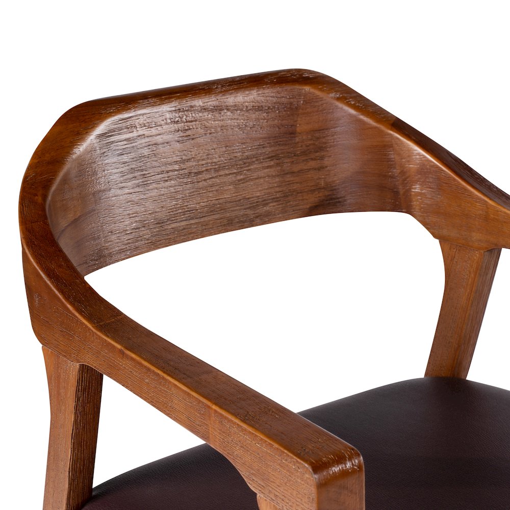 Rasmus Dining Arm Chair - Chestnut Wire-Brush Finish