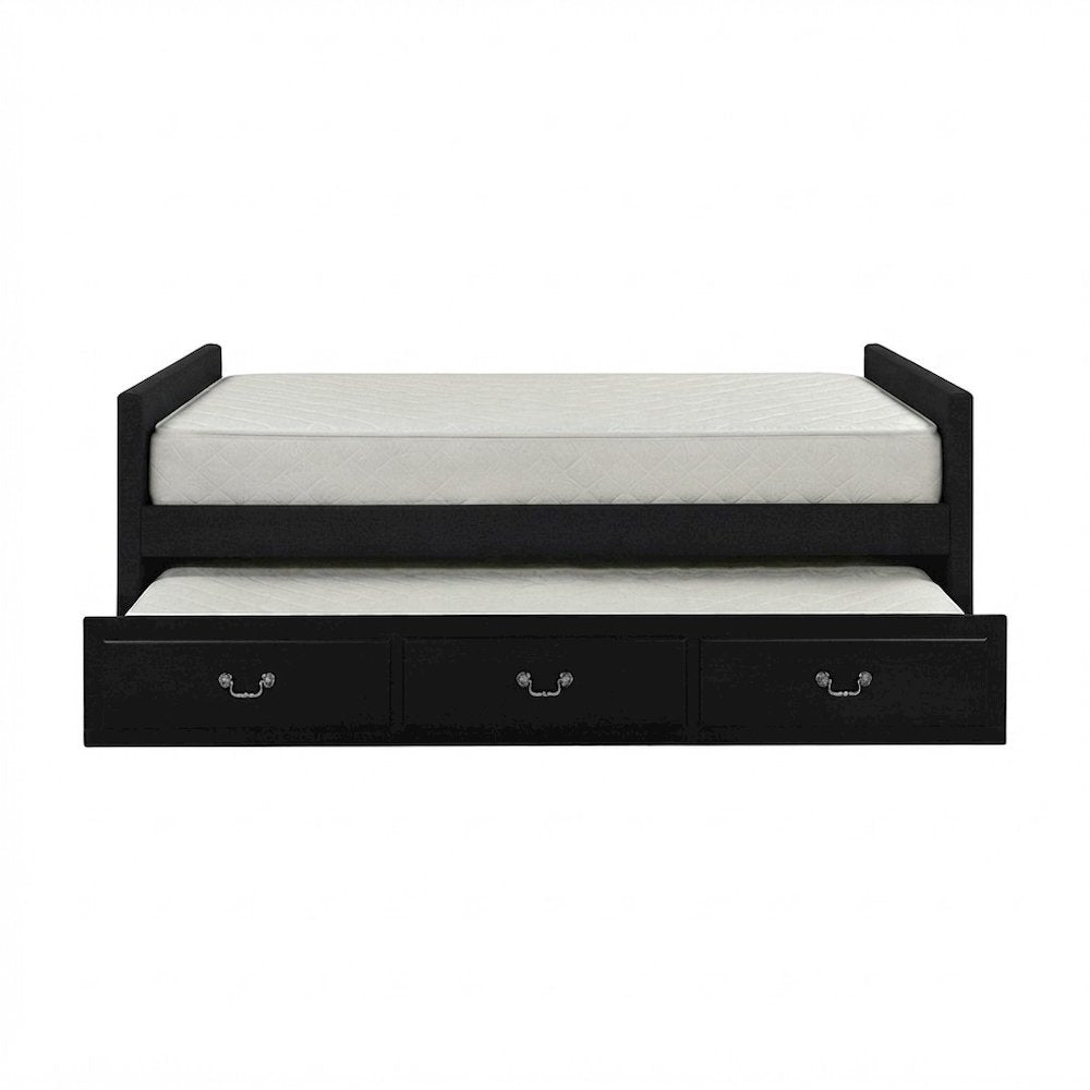 Furnifact Twin Trundle with Wooden Composite Low-Profile Frame