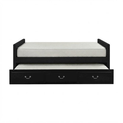 Furnifact Twin Trundle with Wooden Composite Low-Profile Frame