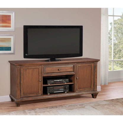 Sedona 66" Entertainment Console - Cinnamon Cherry