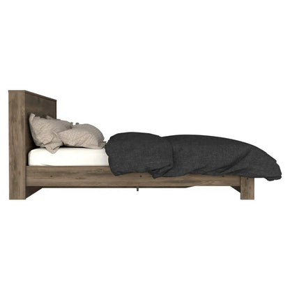 Galanto Full Bed Dark Brown MDF